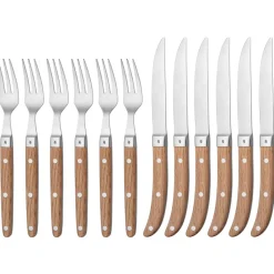 Ranch grillbestek 12-delig, Roestvrij staal