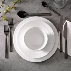 Raw bestekset 16-delig, zwart