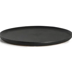 Raw Black bord Ø 27 cm, Zwart