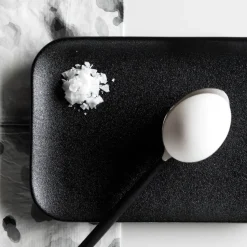 Raw Black rechthoekig bord, Zwart