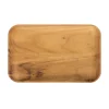 Raw bord rechthoekig 23,7x14,9 cm, Hout