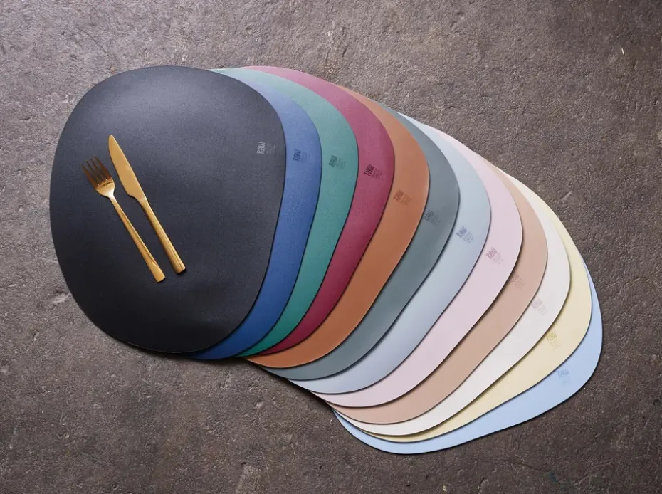 Raw creative placemat siliconen 41x33,5 cm, Zwart