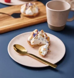 Raw dessertlepel 4-pack, Goud