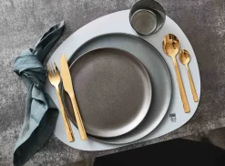 Raw dessertlepel 4-pack, Goud