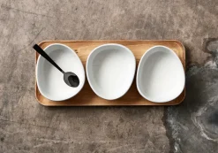 Raw dessertlepel 4-pack, Zwart