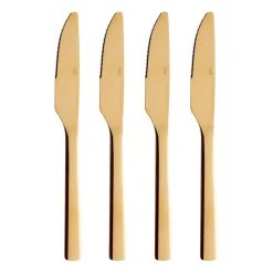 Raw dinermes 4-pack, Goud