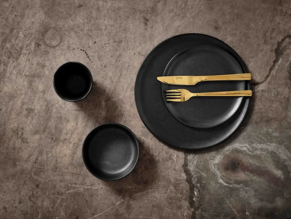 Raw dinermes 4-pack, Goud