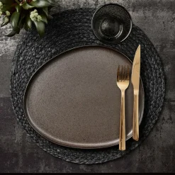 Raw dinervork 4-pack, Goud