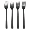 Raw dinervork 4-pack, Zwart