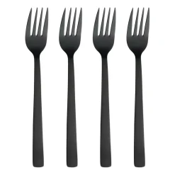 Raw dinervork 4-pack, Zwart