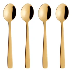 Raw koffielepel 4-pack, Goud
