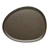 Raw Organic lunchbord 24x21 cm, Metallic Brown