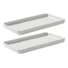 Raw schotel 18x34 cm 2-pack, Arctic white