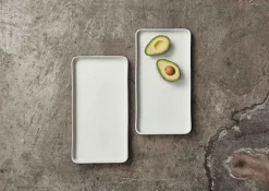 Raw schotel 18x34 cm 2-pack, Arctic white