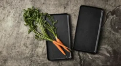 Raw schotel 18x34 cm 2-pack, Titanium Black