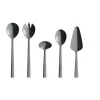 Raw serveerbestek 5-delig, Zwart