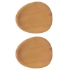 Raw serveerbord 13x11,4 cm 2-pack, Hout