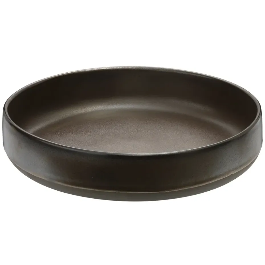 Raw serveerschaal Ø 30 cm, Metallic brown