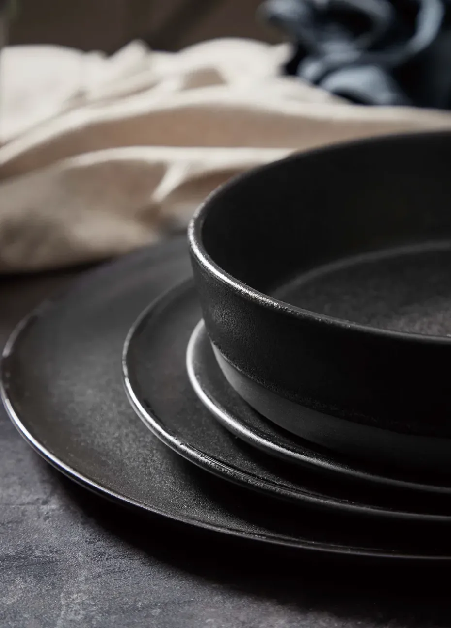 Raw soepbord Ø19,4 cm., Titanium black