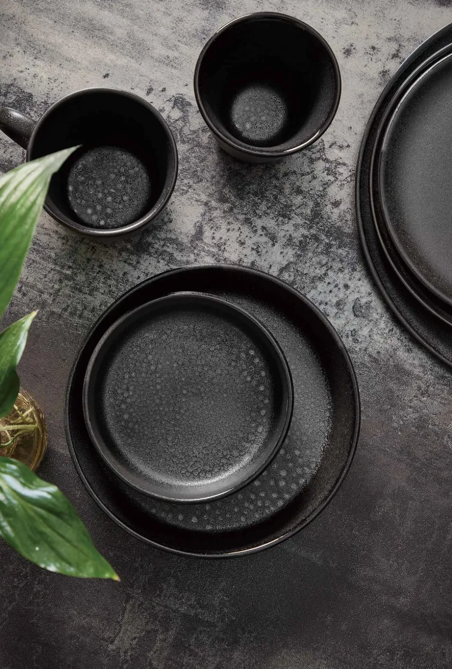 Raw soepbord Ø19,4 cm., Titanium black