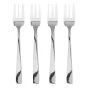 Raw taartvork 4-delig, Gepolijst roestvrij staal