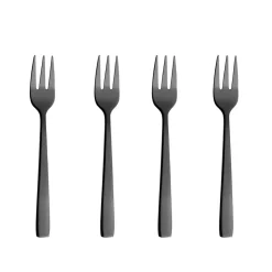 Raw taartvork 4-delig, Zwart
