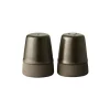 Raw zout- en peperset, Metallic brown