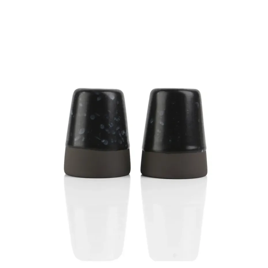 Raw zout- en peperset, zwart