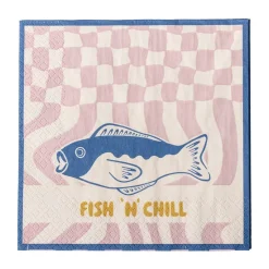 Remy papieren servet 20-pack, Blauw