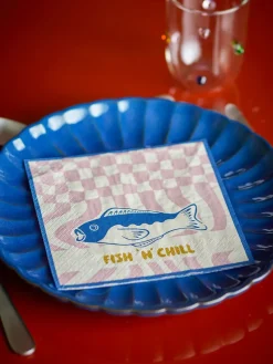 Remy papieren servet 20-pack, Blauw