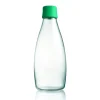 Retap waterfles 0,8 l., donkergroen