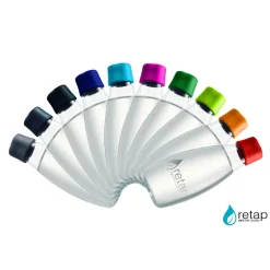 Retap waterfles 0,5 l., Lichtblauw