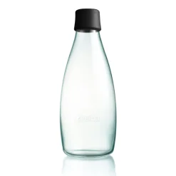 Retap waterfles 0,8 l., zwart