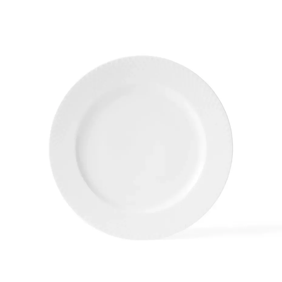 Rhombe bord wit, Ø 27 cm