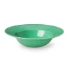 Rhombe diep bord groen, 24,5 cm