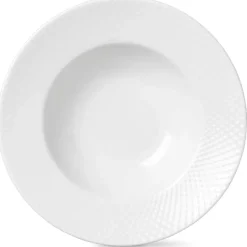 Rhombe diep bord wit, Ø 24,5 cm