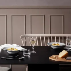 Rhombe diep bord wit, Ø 24,5 cm