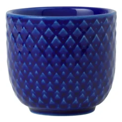 Rhombe eierdop Ø5 cm, Donkerblauw