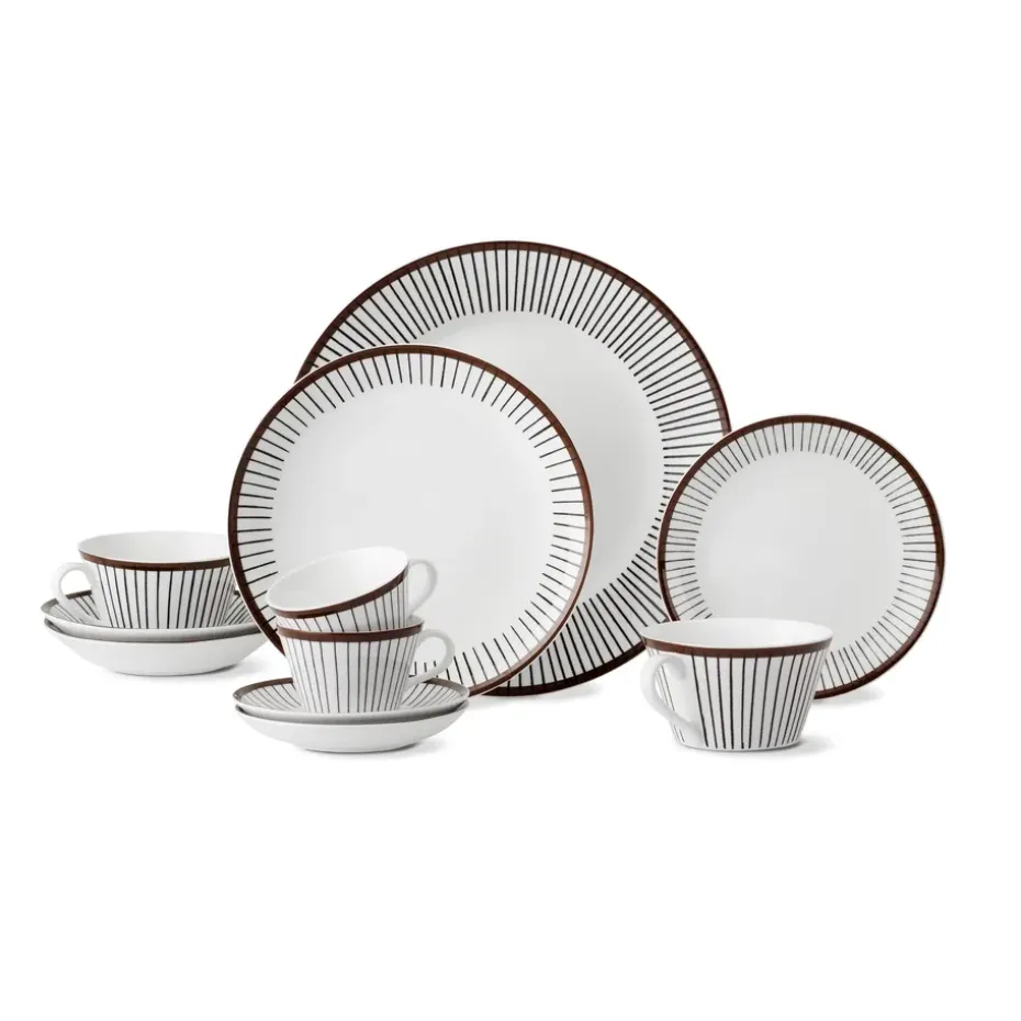 Ribb theeset, theekop + schotel