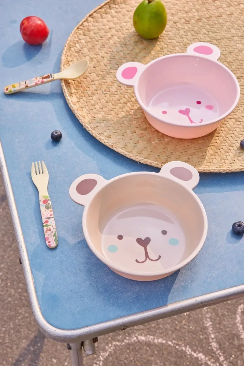 Rice beer-vormige melamineschaal 50 cl, Pink