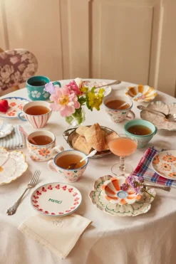 Rice keramiekbord Ø15 cm, Orange