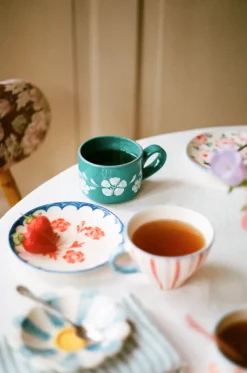 Rice keramiekbord Ø15 cm, Vintage Flower