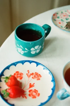 Rice keramiekbord Ø15 cm, Vintage Flower