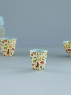 Rice kinderbeker melamine, Sweet Jungle Print-Soft blue