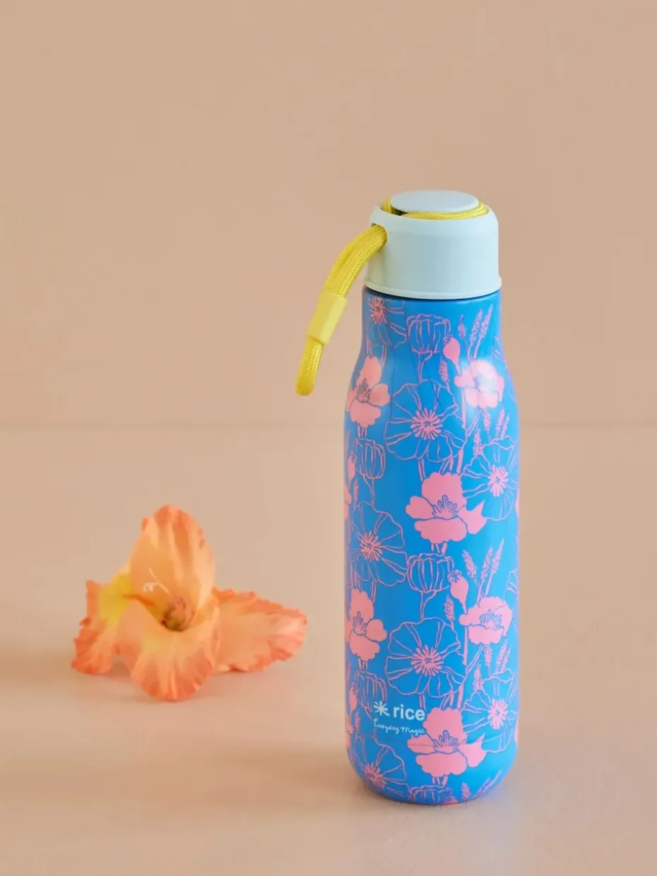 Rice thermosfles 50 cl, Poppie love-blue