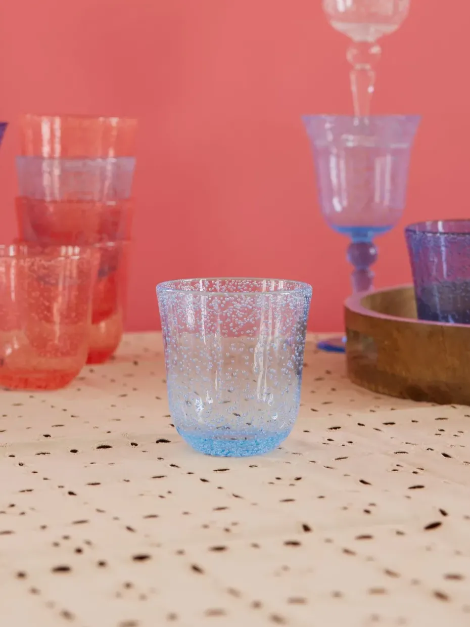 Rice tumblerglas bubbelontwerp acryl 41 cl, Mint