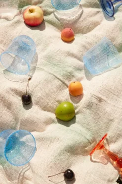 Rice tumblerglas bubbelontwerp acryl 41 cl, Mint