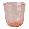 Rice tumblerglas bubbelontwerp acryl 41 cl, Peach