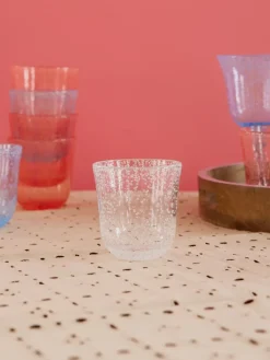 Rice tumblerglas bubbelontwerp acryl 41 cl, Clear