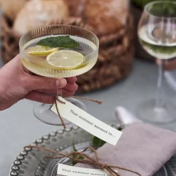 Ripple champagneglas 2-pack, helder